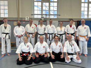 Referee with Hanshi Olaf Lotze-Leoni 17 Februari 2024 (Hannover, Duitsland)